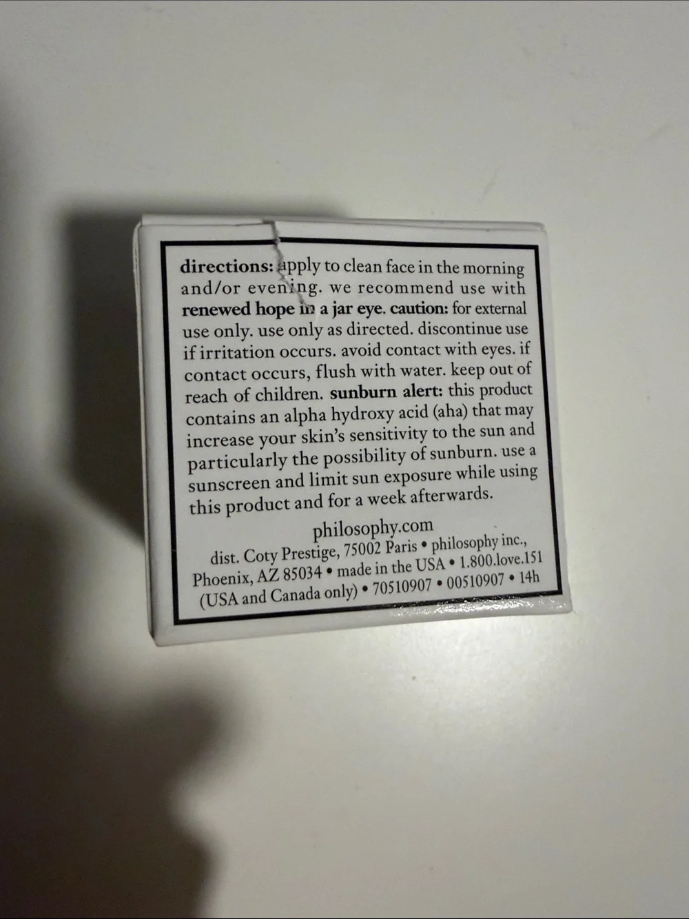 PHILOSOPHY RENEWED HOPE IN A JAR OIL-FREE REFINING MOISTURIZER